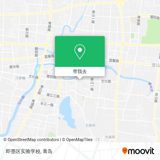 即墨区实验学校地图