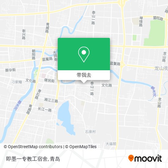 即墨一专教工宿舍地图