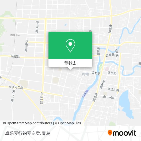 卓乐琴行钢琴专卖地图