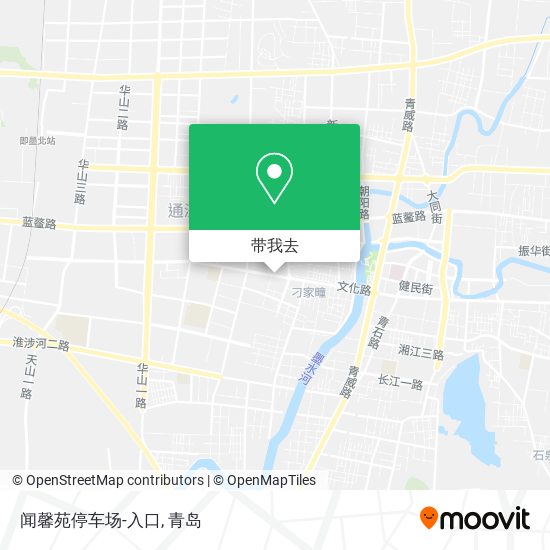 闻馨苑停车场-入口地图