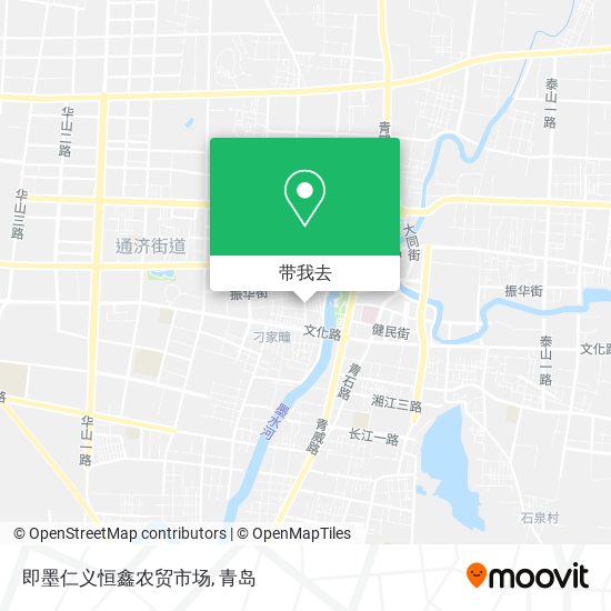 即墨仁义恒鑫农贸市场地图