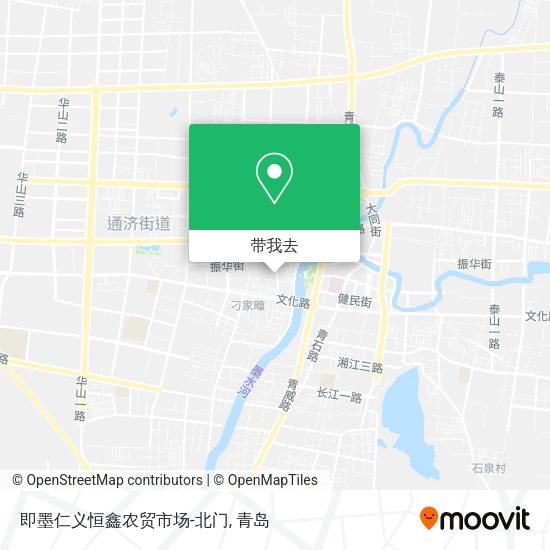 即墨仁义恒鑫农贸市场-北门地图