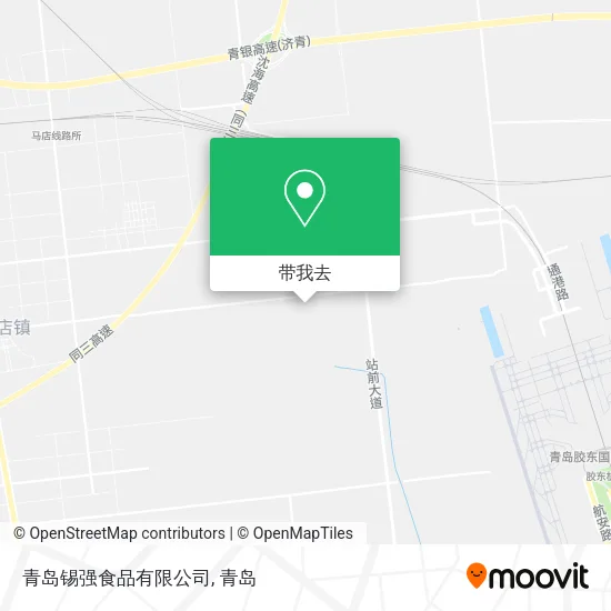 青岛锡强食品有限公司地图