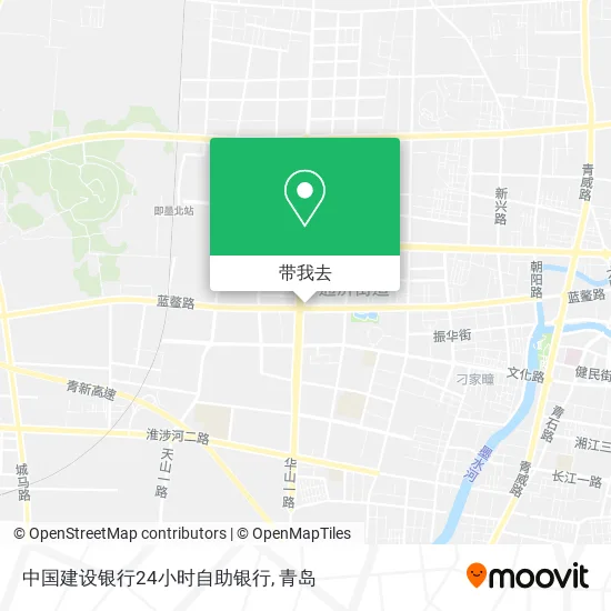中国建设银行24小时自助银行地图