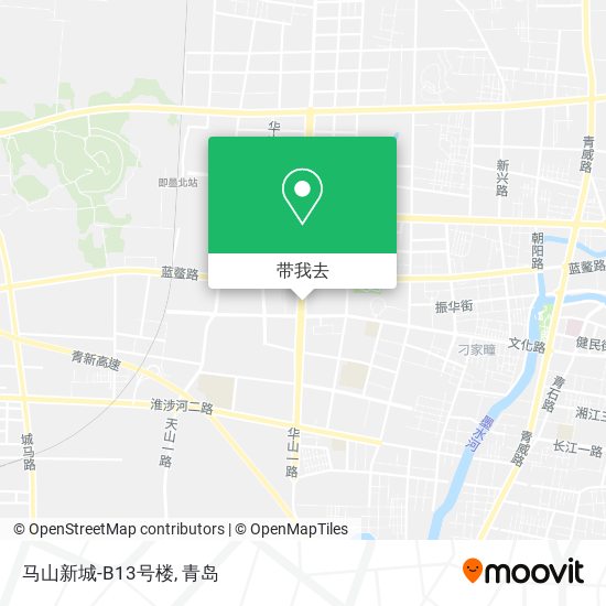 马山新城-B13号楼地图