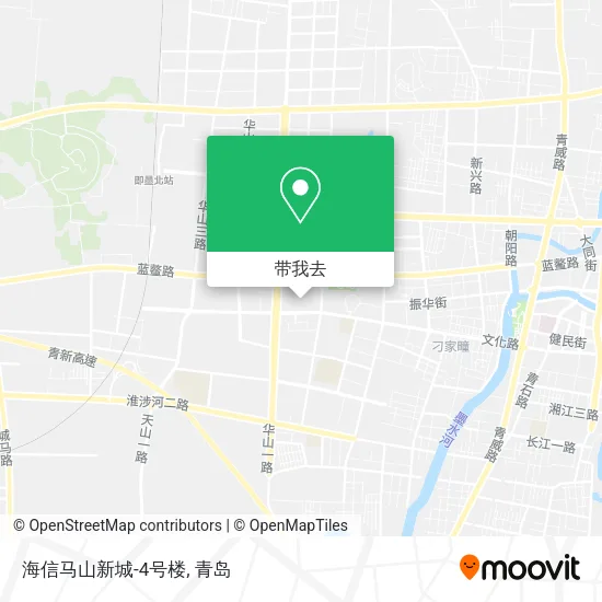 海信马山新城-4号楼地图