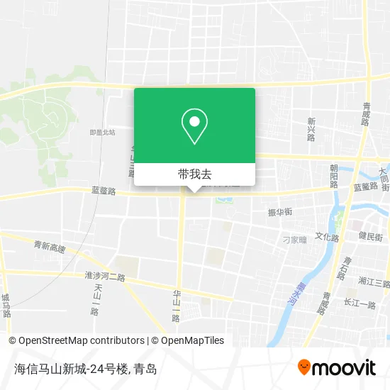 海信马山新城-24号楼地图