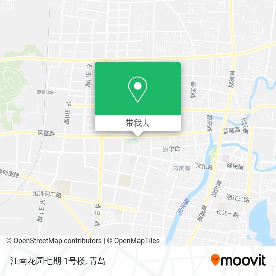 江南花园七期-1号楼地图