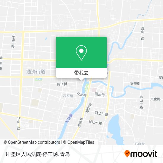 即墨区人民法院-停车场地图