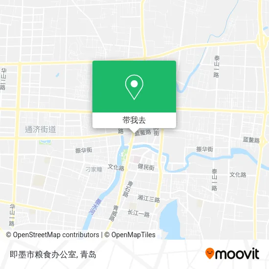 即墨市粮食办公室地图