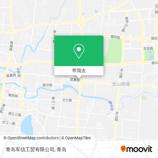青岛军信工贸有限公司地图