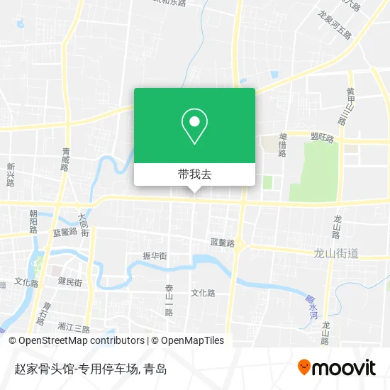 赵家骨头馆-专用停车场地图