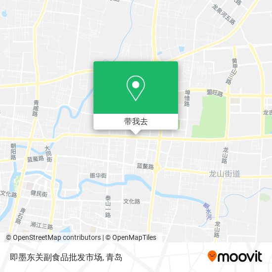 即墨东关副食品批发市场地图
