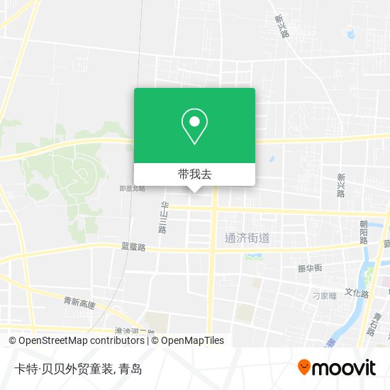 卡特·贝贝外贸童装地图