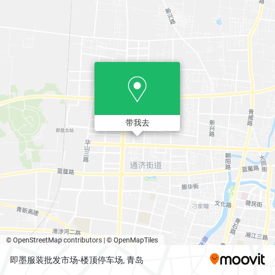 即墨服装批发市场-楼顶停车场地图