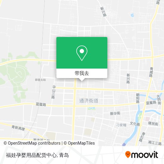 福娃孕婴用品配货中心地图