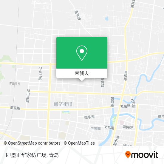 即墨正华家纺广场地图