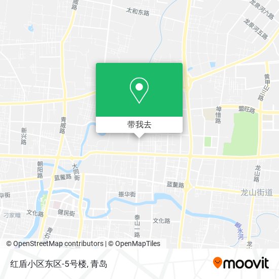 红盾小区东区-5号楼地图