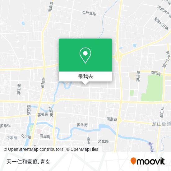天一仁和豪庭地图