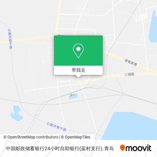 中国邮政储蓄银行24小时自助银行(蓝村支行)地图