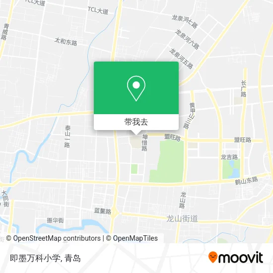 即墨万科小学地图
