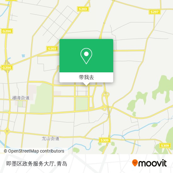 即墨区政务服务大厅地图
