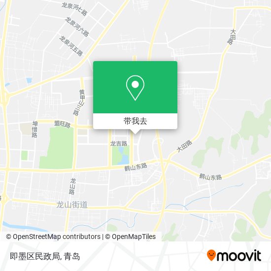 即墨区民政局地图