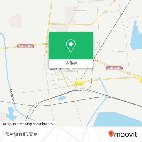 蓝村镇政府地图
