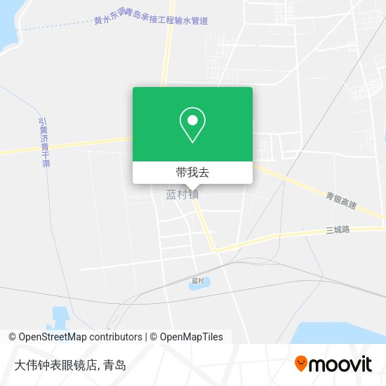 大伟钟表眼镜店地图