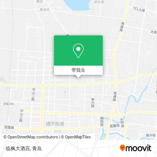临枫大酒店地图