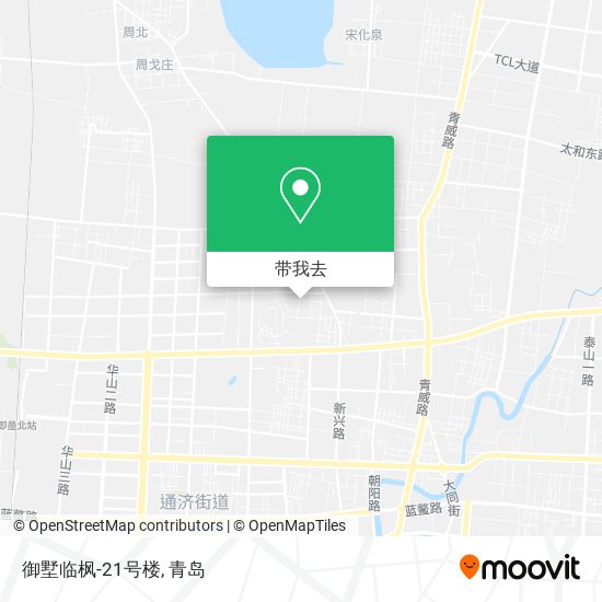 御墅临枫-21号楼地图