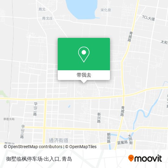 御墅临枫停车场-出入口地图