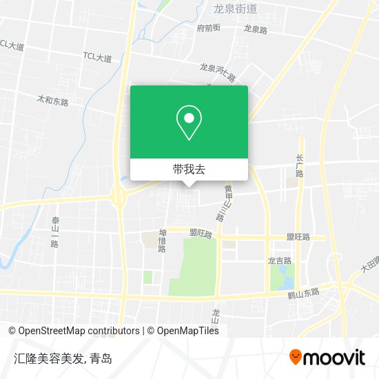 汇隆美容美发地图