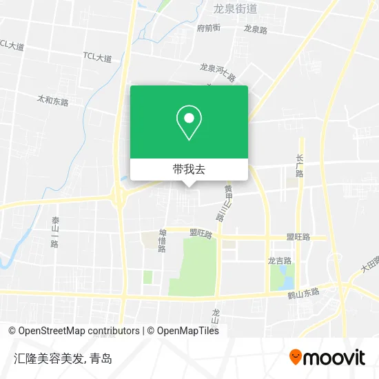 汇隆美容美发地图