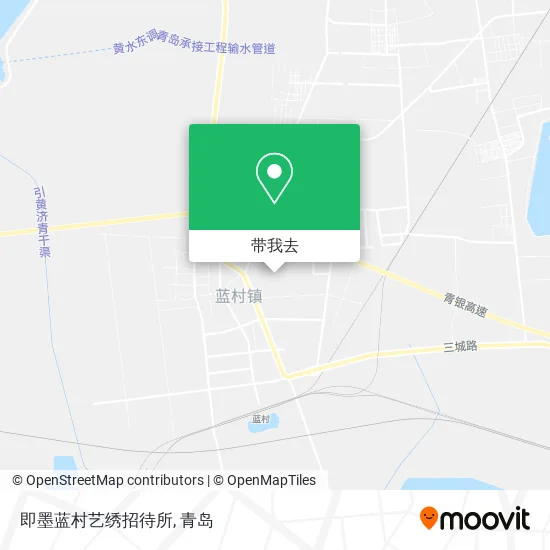即墨蓝村艺绣招待所地图