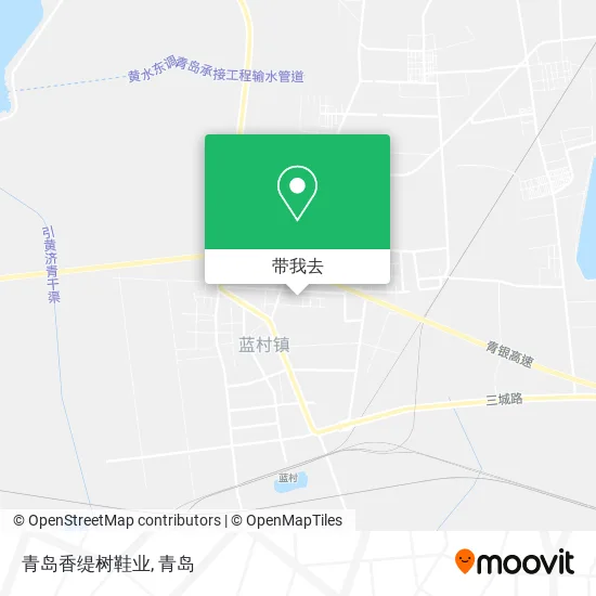 青岛香缇树鞋业地图