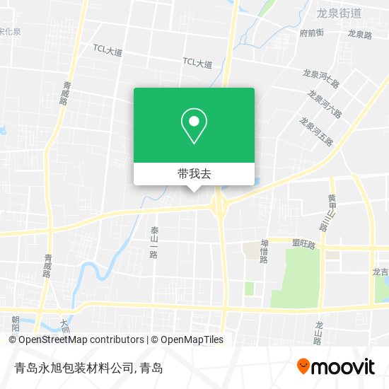 青岛永旭包装材料公司地图