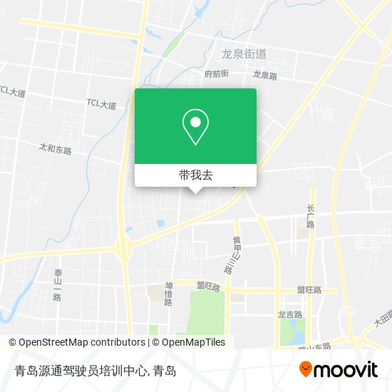 青岛源通驾驶员培训中心地图