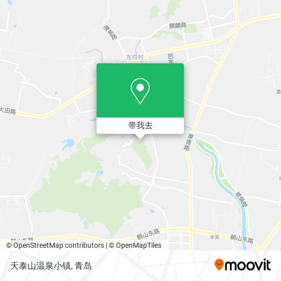 天泰山温泉小镇地图
