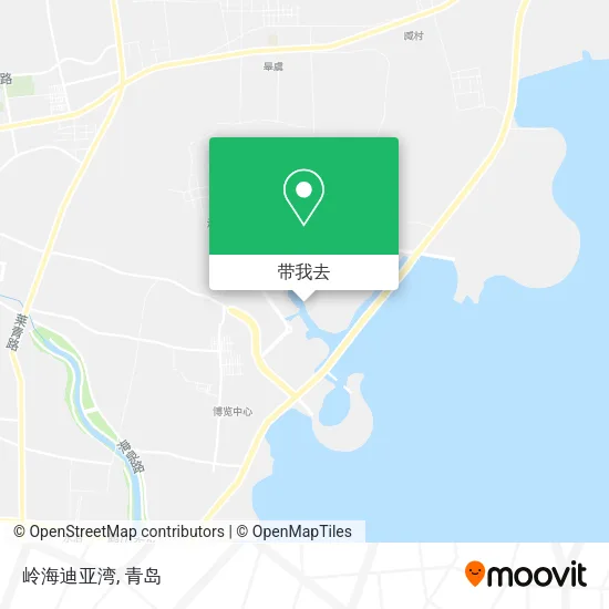 岭海迪亚湾地图