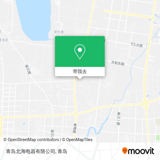 青岛北海电器有限公司地图