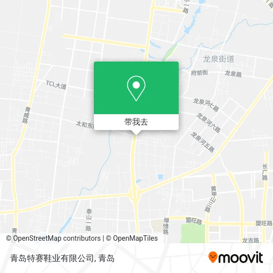 青岛特赛鞋业有限公司地图