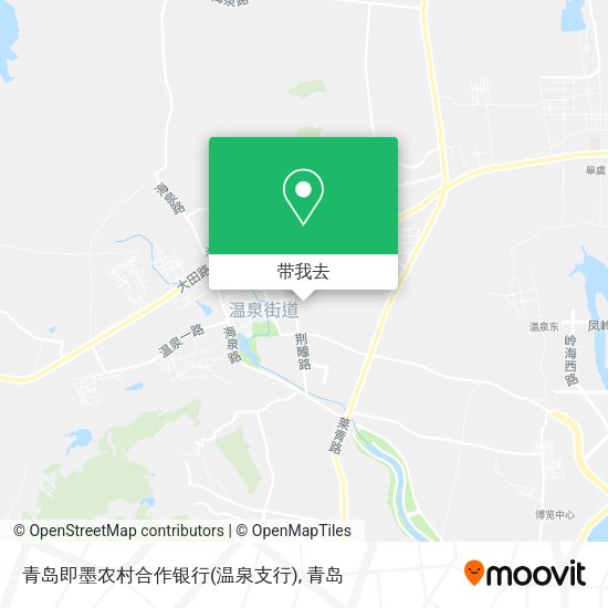 青岛即墨农村合作银行(温泉支行)地图