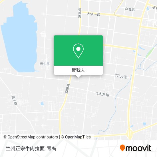 兰州正宗牛肉拉面地图