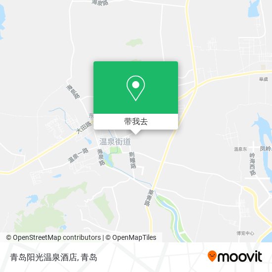 青岛阳光温泉酒店地图