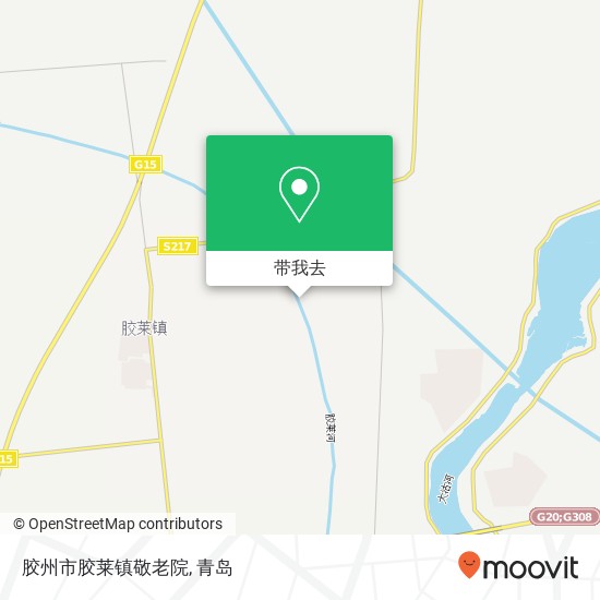 胶州市胶莱镇敬老院地图