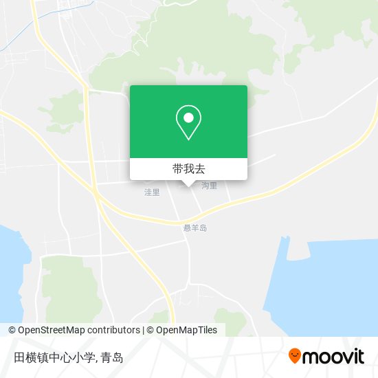 田横镇中心小学地图