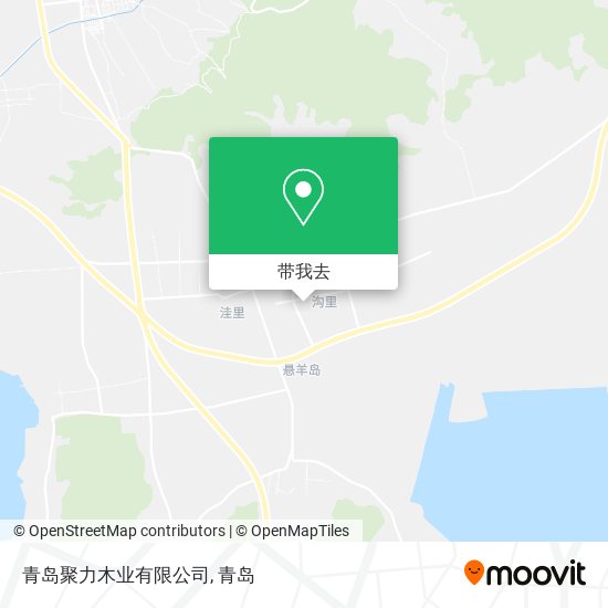 青岛聚力木业有限公司地图
