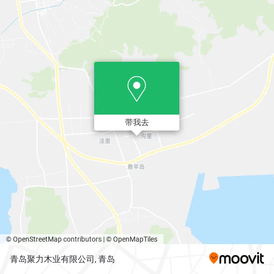 青岛聚力木业有限公司地图