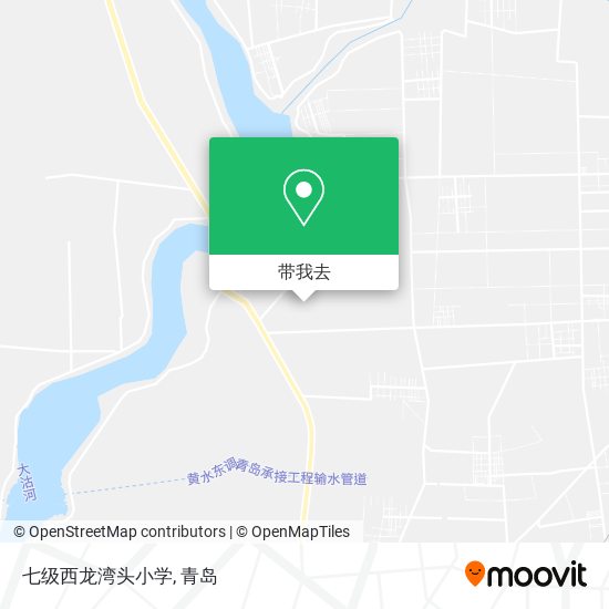 七级西龙湾头小学地图